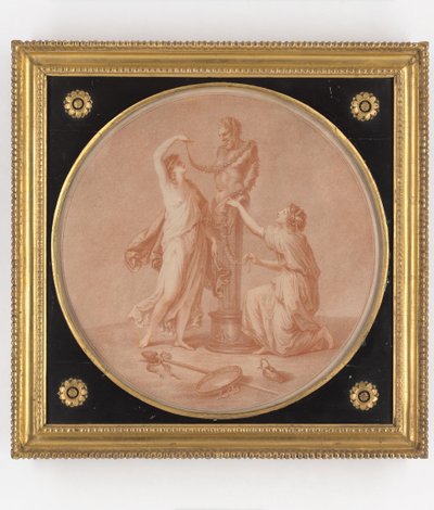 Un sacrifice à Pan, gravure réalisée par William Wynne Ryland, 1776 - Angelica Kauffmann